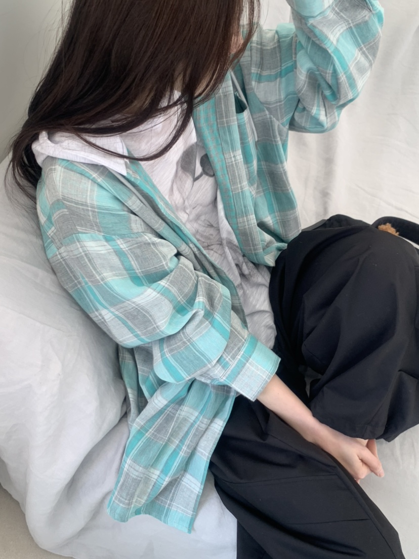 LE AVE韓國直郵實拍女裝新款職業休閑人氣襯衫蕾絲衫兜帽LE AVE襯衫/蕾絲衫