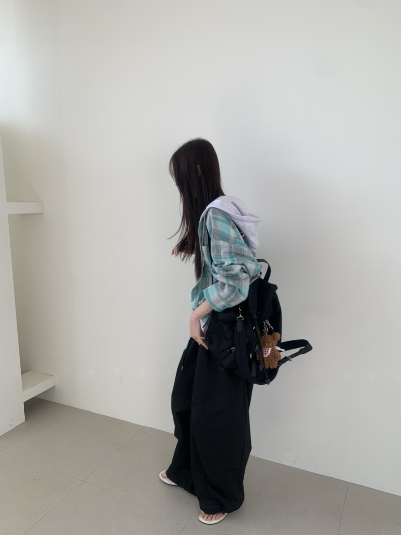 LE AVE韓國直郵實拍女裝新款職業休閑人氣襯衫蕾絲衫兜帽LE AVE襯衫/蕾絲衫