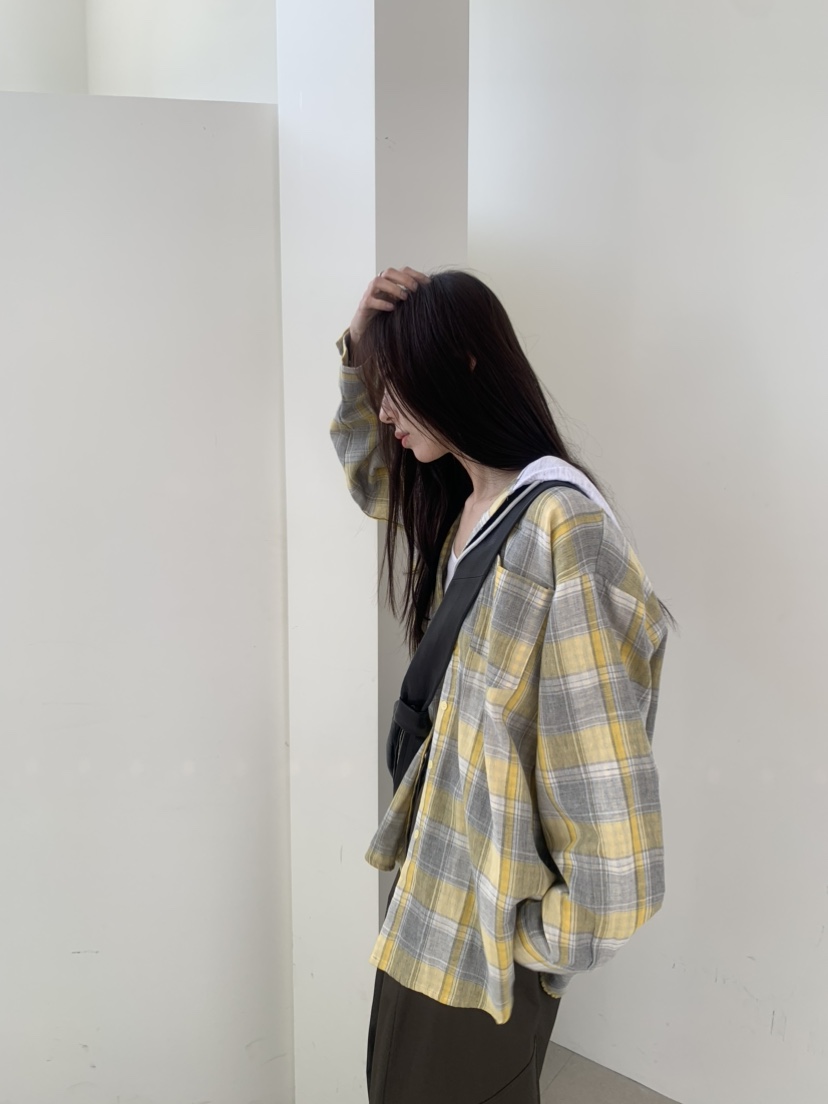 LE AVE韓國直郵實拍女裝新款職業休閑人氣襯衫蕾絲衫兜帽LE AVE襯衫/蕾絲衫