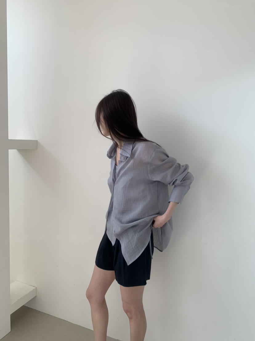 LE AVE韓國直郵實拍女裝新品職業熱賣推薦休閑襯衫蕾絲衫LE AVE襯衫/蕾絲衫