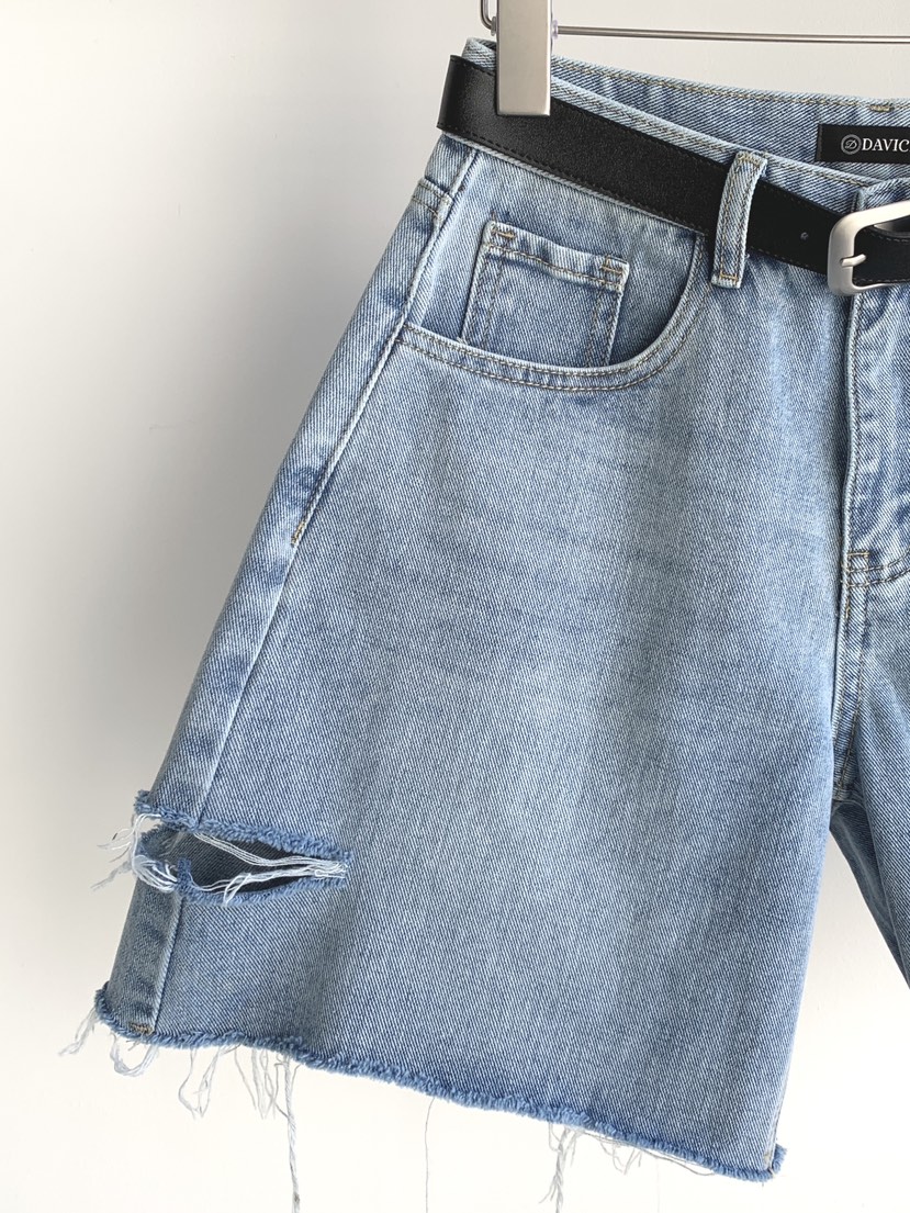 DAVICHI/D.SECOND韓國東大門直郵女裝新款26春夏短褲含隨機腰帶DAVICHI/D.SECOND短褲