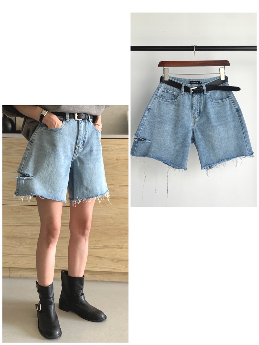DAVICHI/D.SECOND韓國東大門直郵女裝新款26春夏短褲含隨機腰帶DAVICHI/D.SECOND短褲