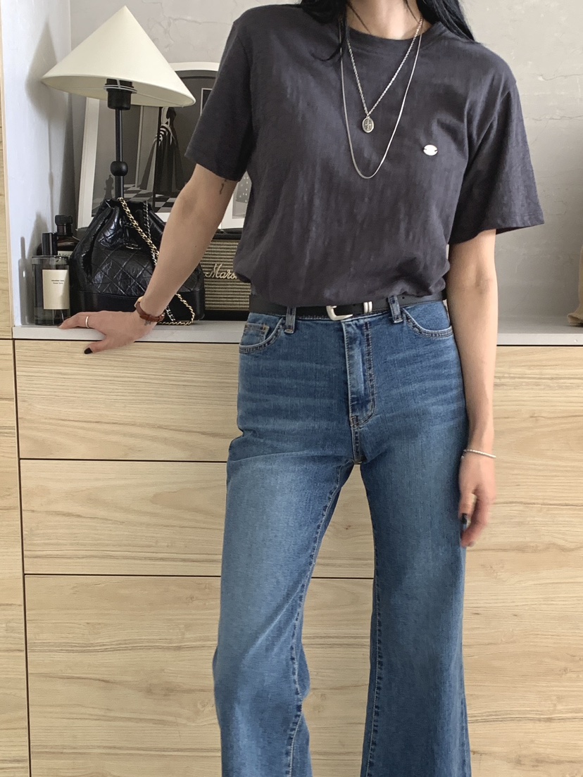 DAVICHI/D.SECOND韓國直郵實拍女士新款人氣26春夏熱賣T恤DAVICHI/D.SECONDT恤