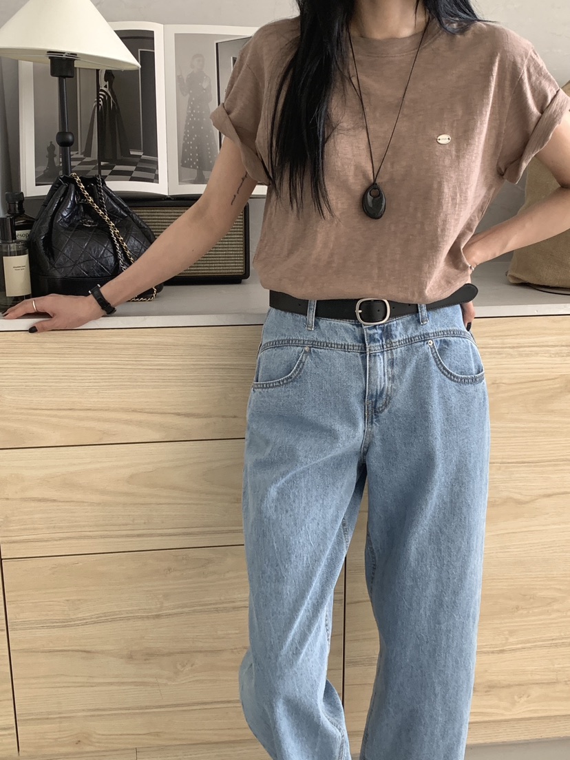 DAVICHI/D.SECOND韓國直郵實拍女士新款人氣26春夏熱賣T恤DAVICHI/D.SECONDT恤