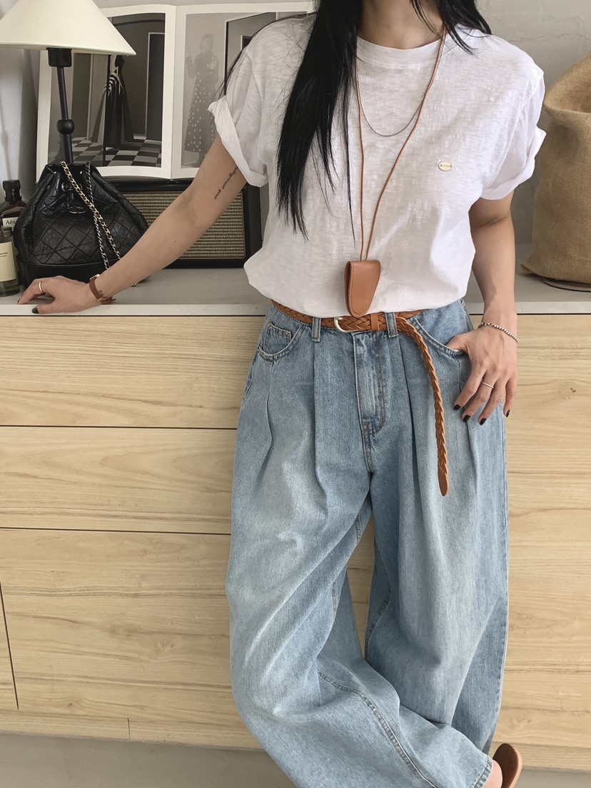 DAVICHI/D.SECOND韓國直郵實拍女士新款人氣26春夏熱賣T恤DAVICHI/D.SECONDT恤