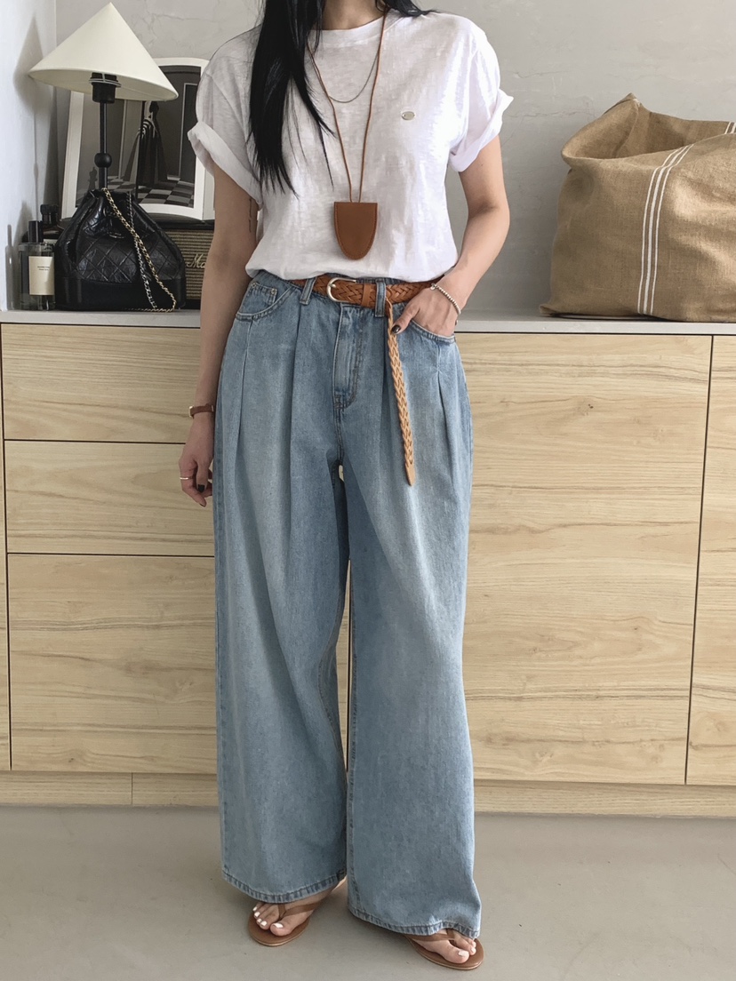 DAVICHI/D.SECOND韓國直郵實拍女士新款人氣26春夏熱賣T恤DAVICHI/D.SECONDT恤