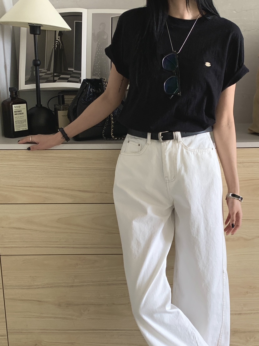 DAVICHI/D.SECOND韓國直郵實拍女士新款人氣26春夏熱賣T恤DAVICHI/D.SECONDT恤