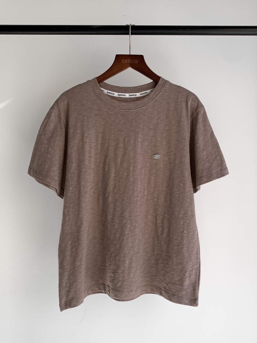 DAVICHI/D.SECOND韓國直郵實拍女士新款人氣26春夏熱賣T恤DAVICHI/D.SECONDT恤圖色2