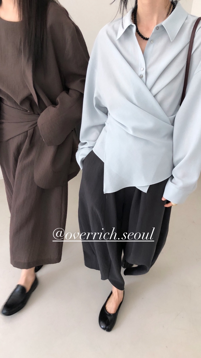 OVER RICH韓國直郵女士新品熱賣人氣推薦26春夏休閑休閑褲OVER RICH休閑褲