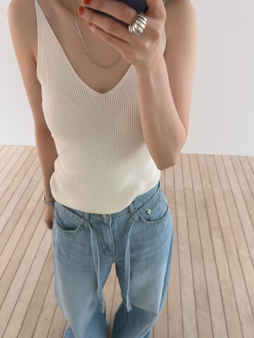 ARKIE/TAF韓國東大門直郵女裝新款熱賣26春夏職業吊帶背心ARKIE/TAF吊帶/背心