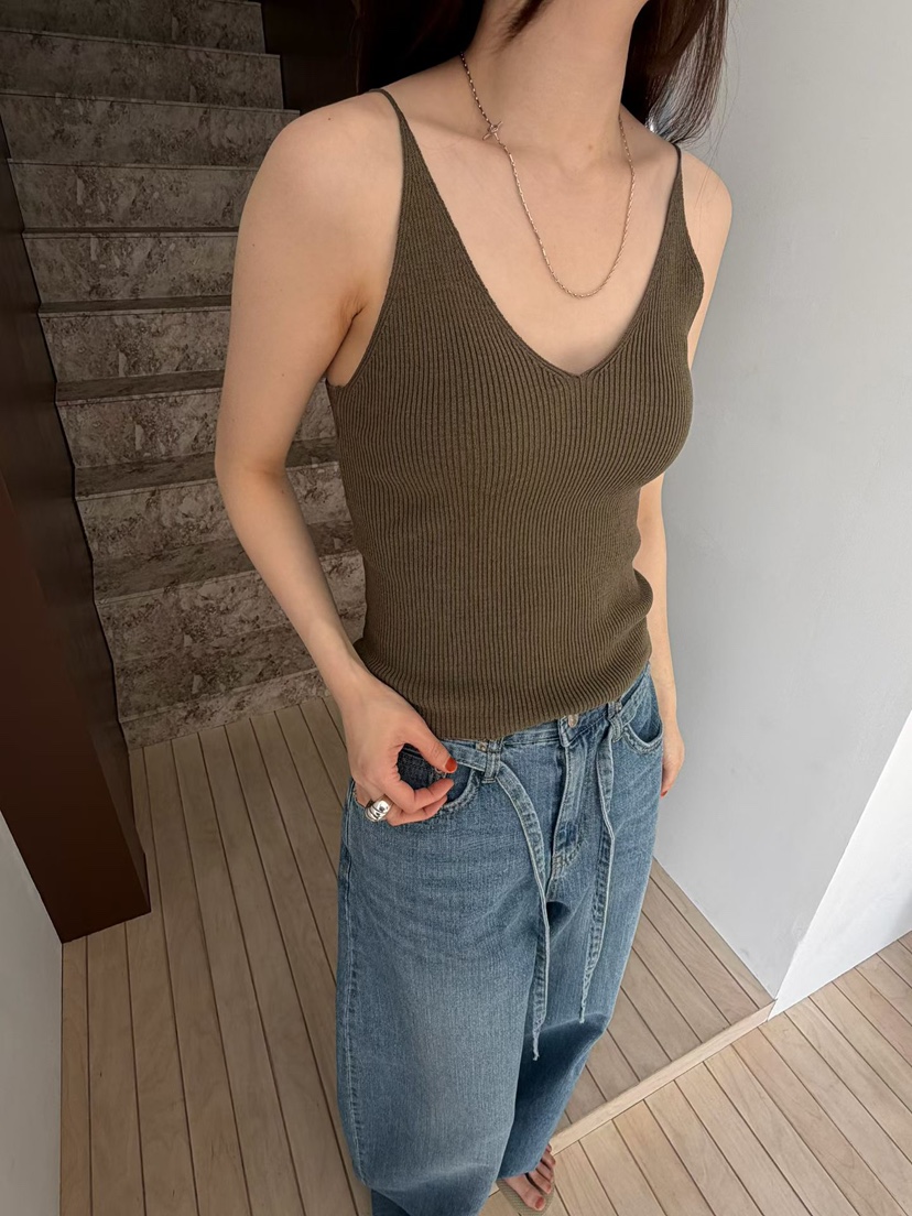 ARKIE/TAF韓國東大門直郵女裝新款熱賣26春夏職業吊帶背心ARKIE/TAF吊帶/背心