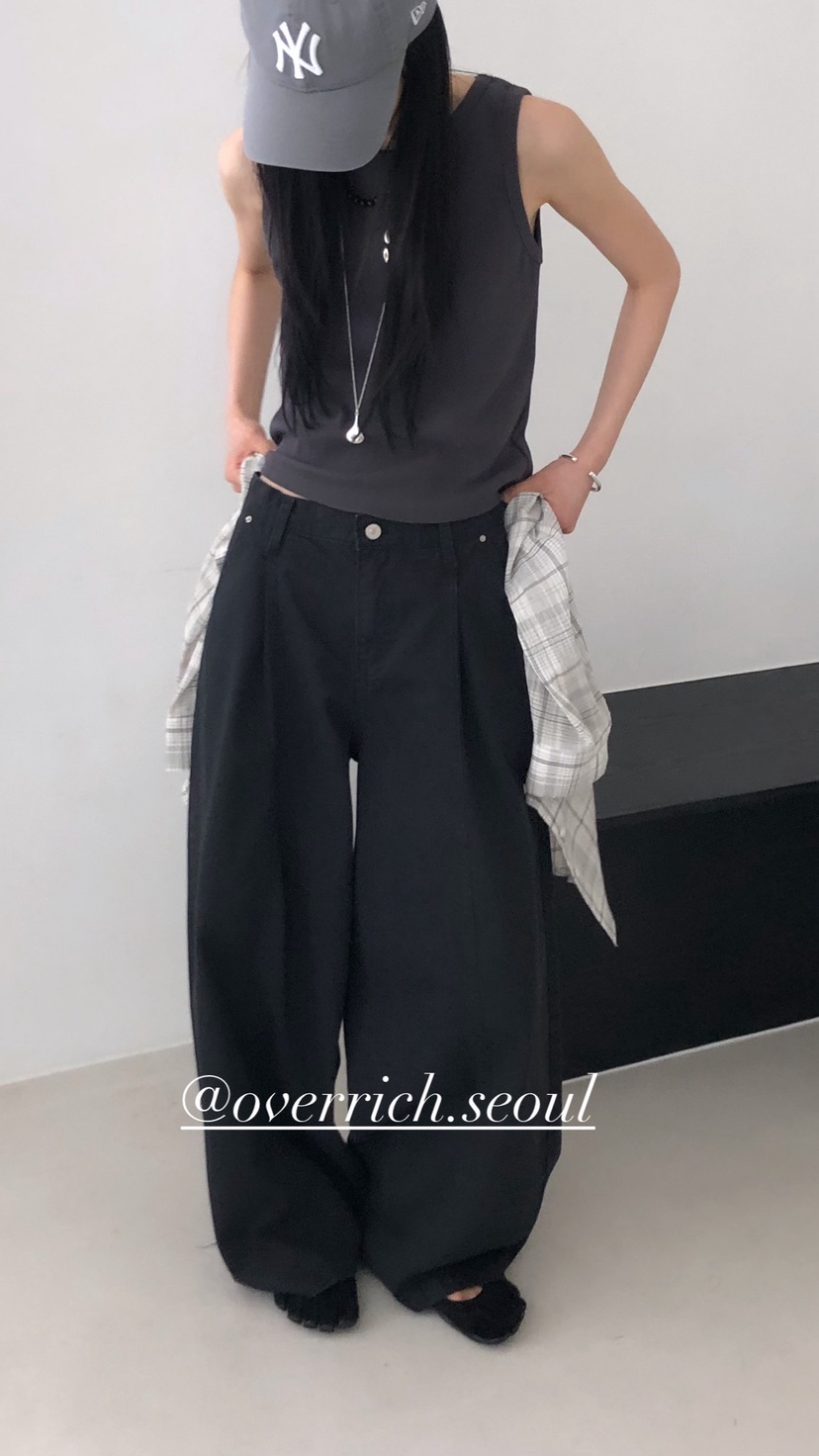 OVER RICH韓國東大門代購女裝新品推薦26春夏職業休閑褲OVER RICH休閑褲