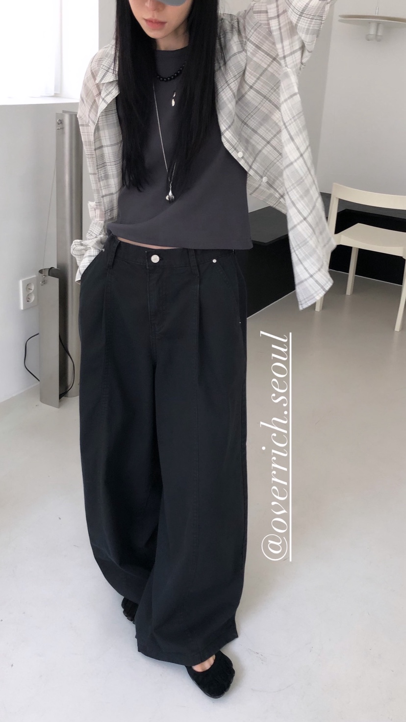 OVER RICH韓國東大門代購女裝新品推薦26春夏職業休閑褲OVER RICH休閑褲