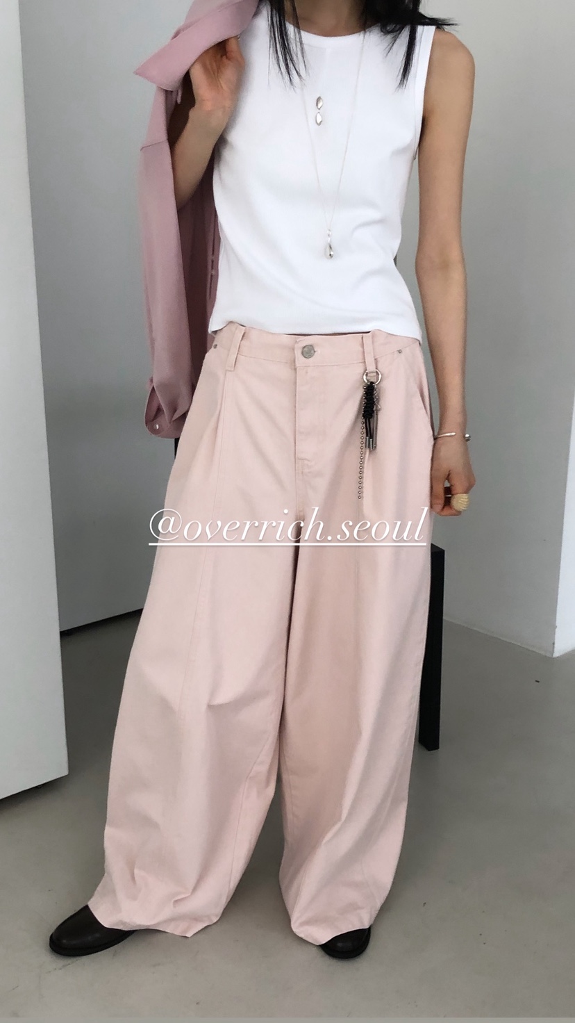 OVER RICH韓國東大門代購女裝新品推薦26春夏職業休閑褲OVER RICH休閑褲