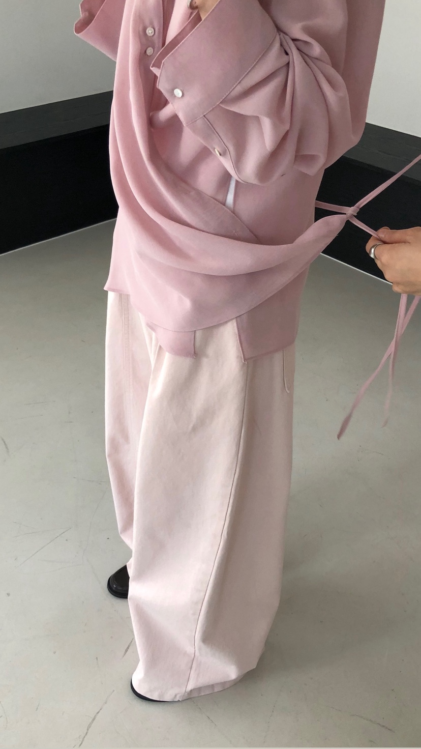 OVER RICH韓國東大門代購女裝新品推薦26春夏職業休閑褲OVER RICH休閑褲