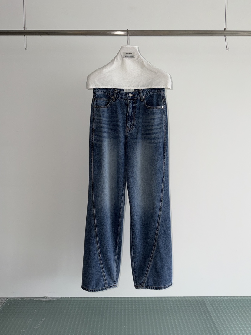 BAKING POWDER韓國東大門直郵女士新品休閑職業推薦牛仔褲BAKING POWDER牛仔褲