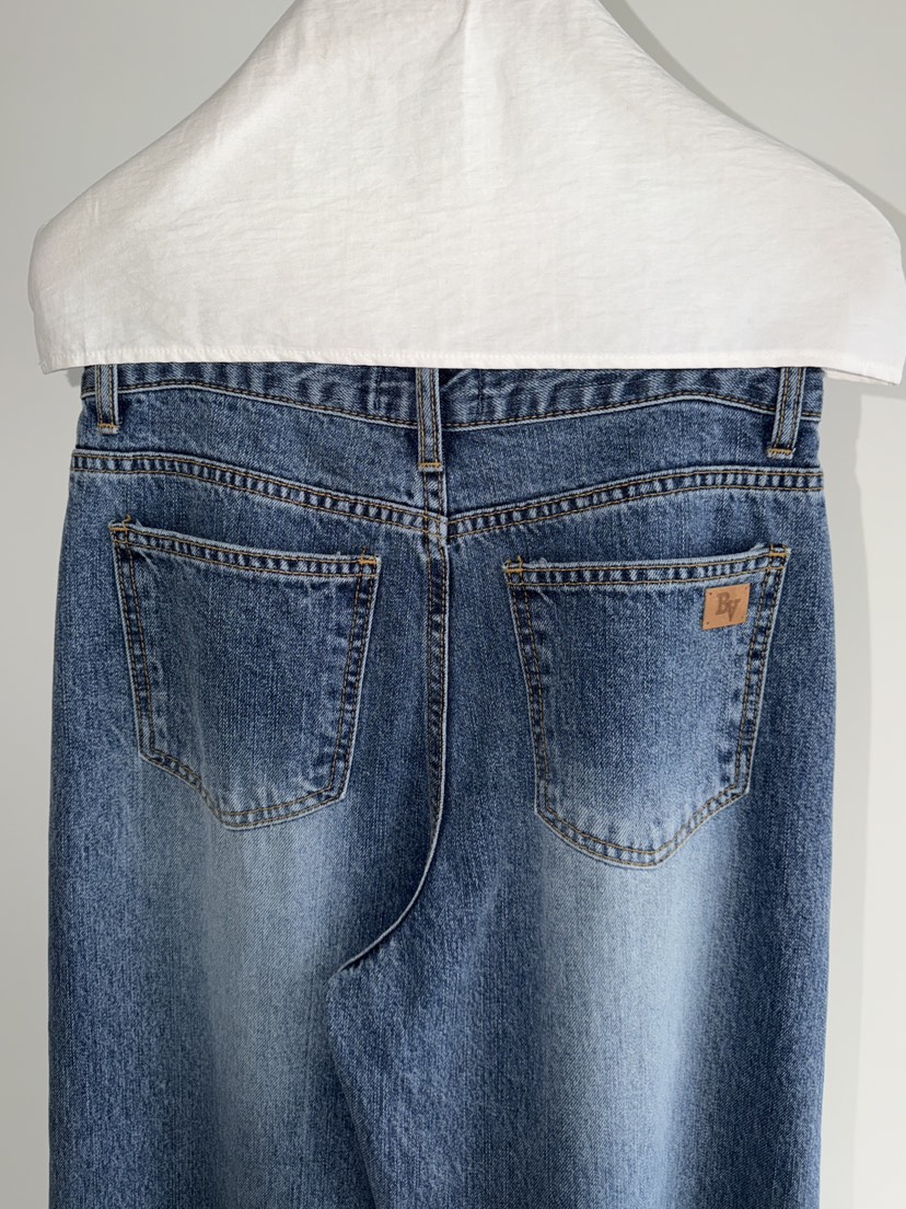 BAKING POWDER韓國東大門直郵女士新品休閑職業推薦牛仔褲BAKING POWDER牛仔褲