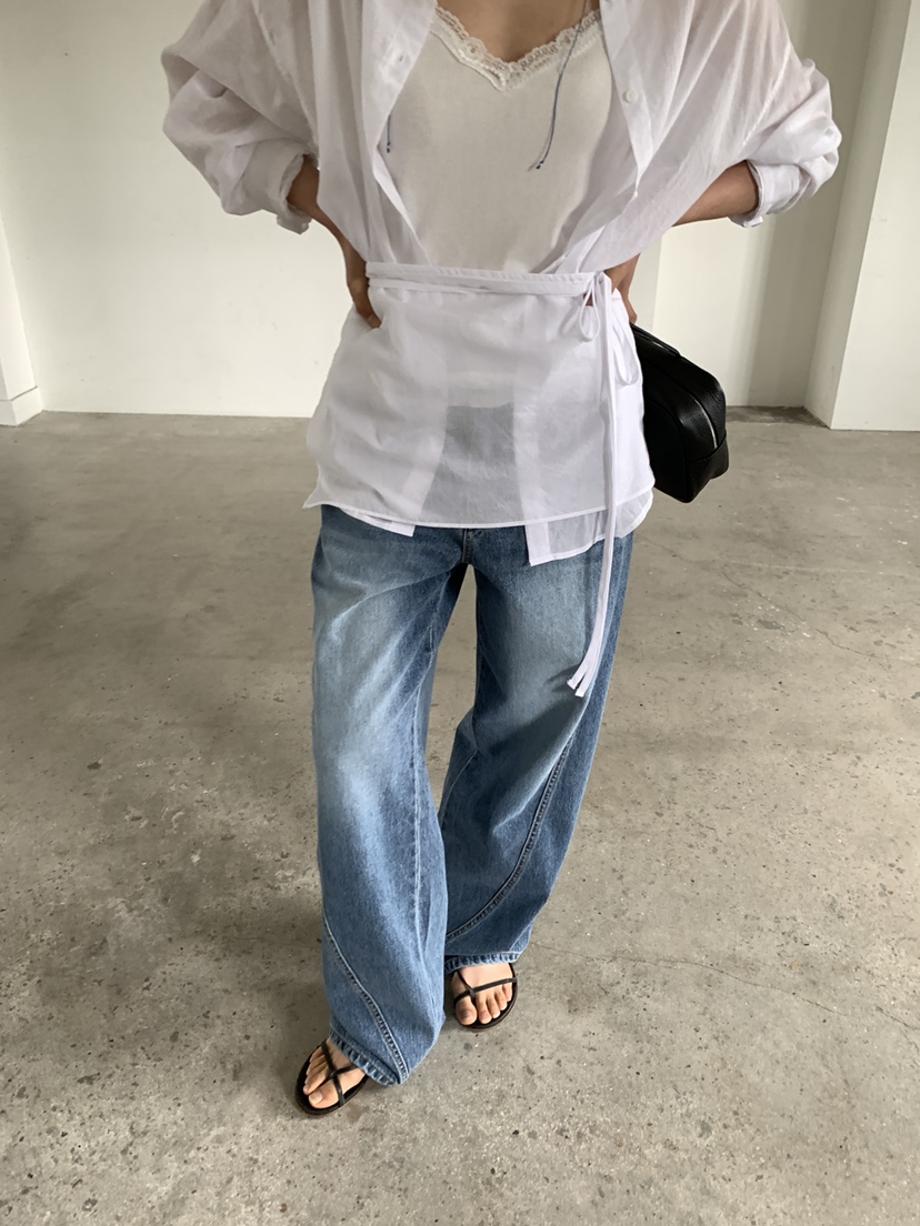 BAKING POWDER韓國東大門直郵女士新品休閑職業推薦牛仔褲BAKING POWDER牛仔褲