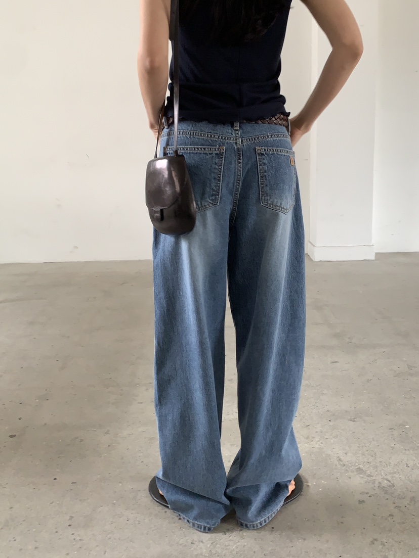 BAKING POWDER韓國東大門直郵女士新品休閑職業推薦牛仔褲BAKING POWDER牛仔褲