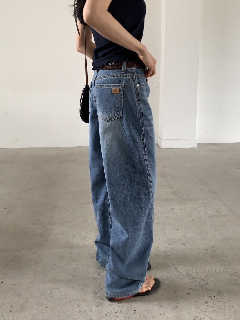 BAKING POWDER韓國東大門直郵女士新品休閑職業推薦牛仔褲BAKING POWDER牛仔褲