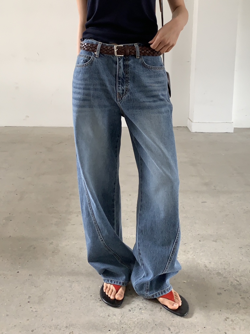 BAKING POWDER韓國東大門直郵女士新品休閑職業推薦牛仔褲BAKING POWDER牛仔褲