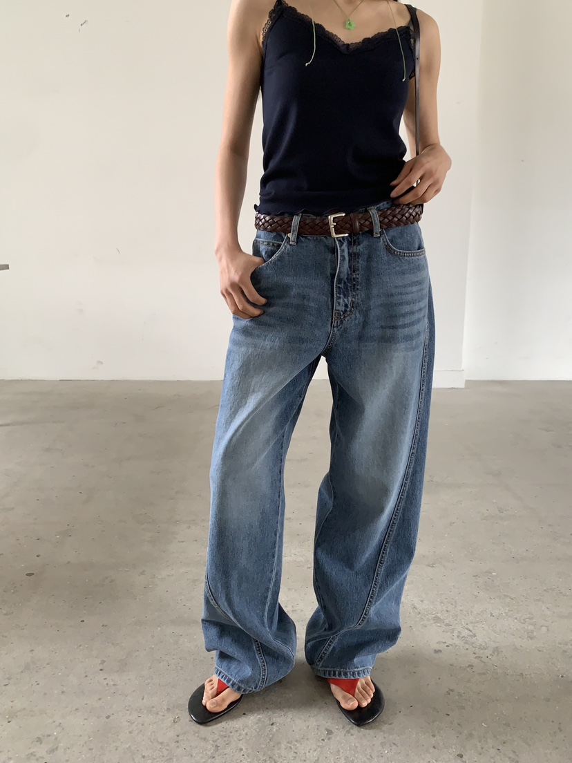 BAKING POWDER韓國東大門直郵女士新品休閑職業推薦牛仔褲BAKING POWDER牛仔褲