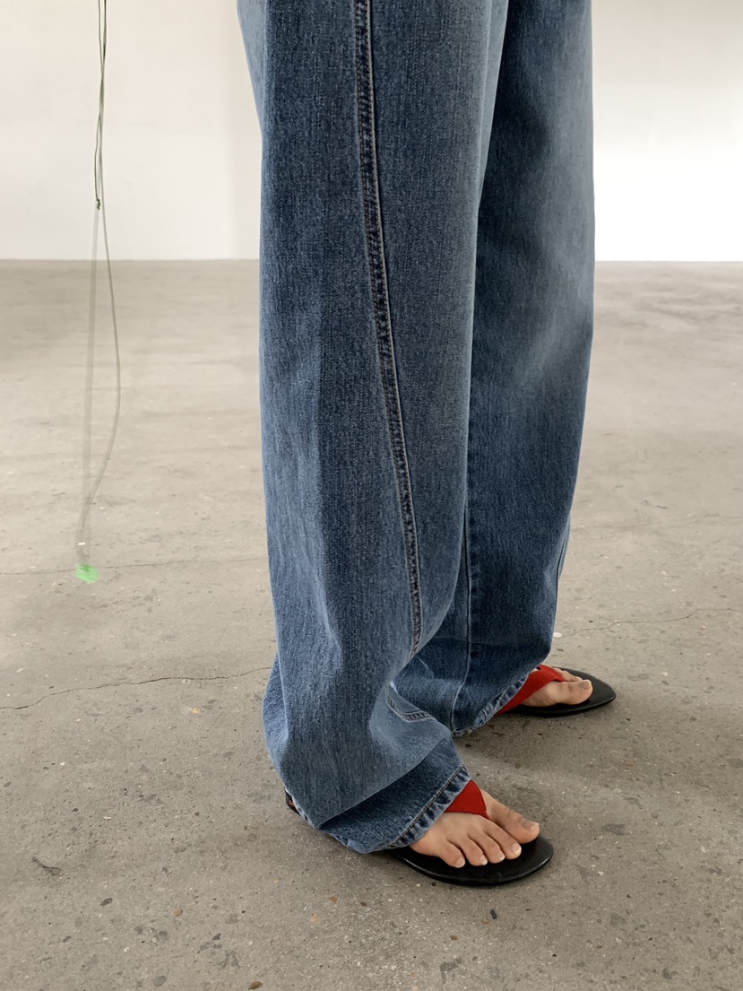 BAKING POWDER韓國東大門直郵女士新品休閑職業推薦牛仔褲BAKING POWDER牛仔褲