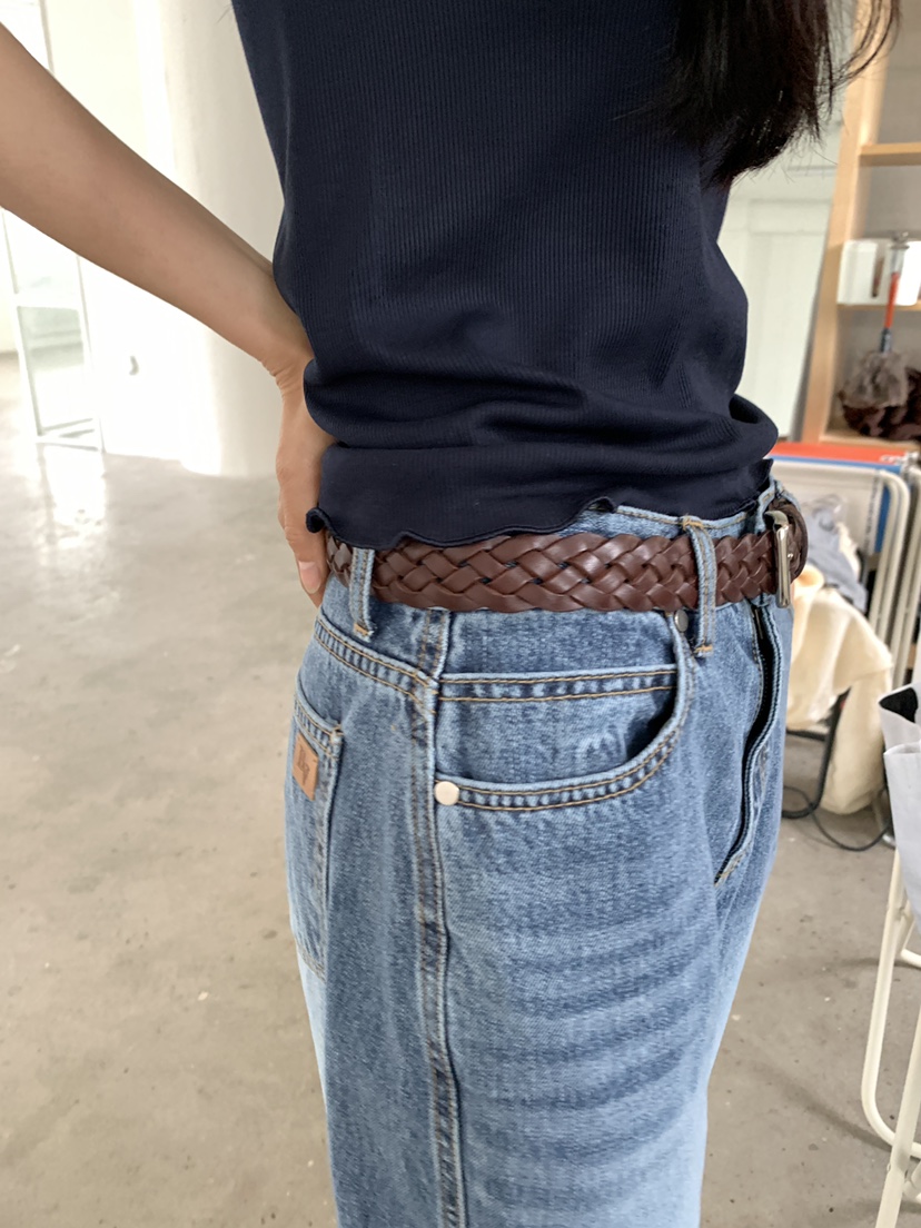 BAKING POWDER韓國東大門直郵女士新品休閑職業推薦牛仔褲BAKING POWDER牛仔褲