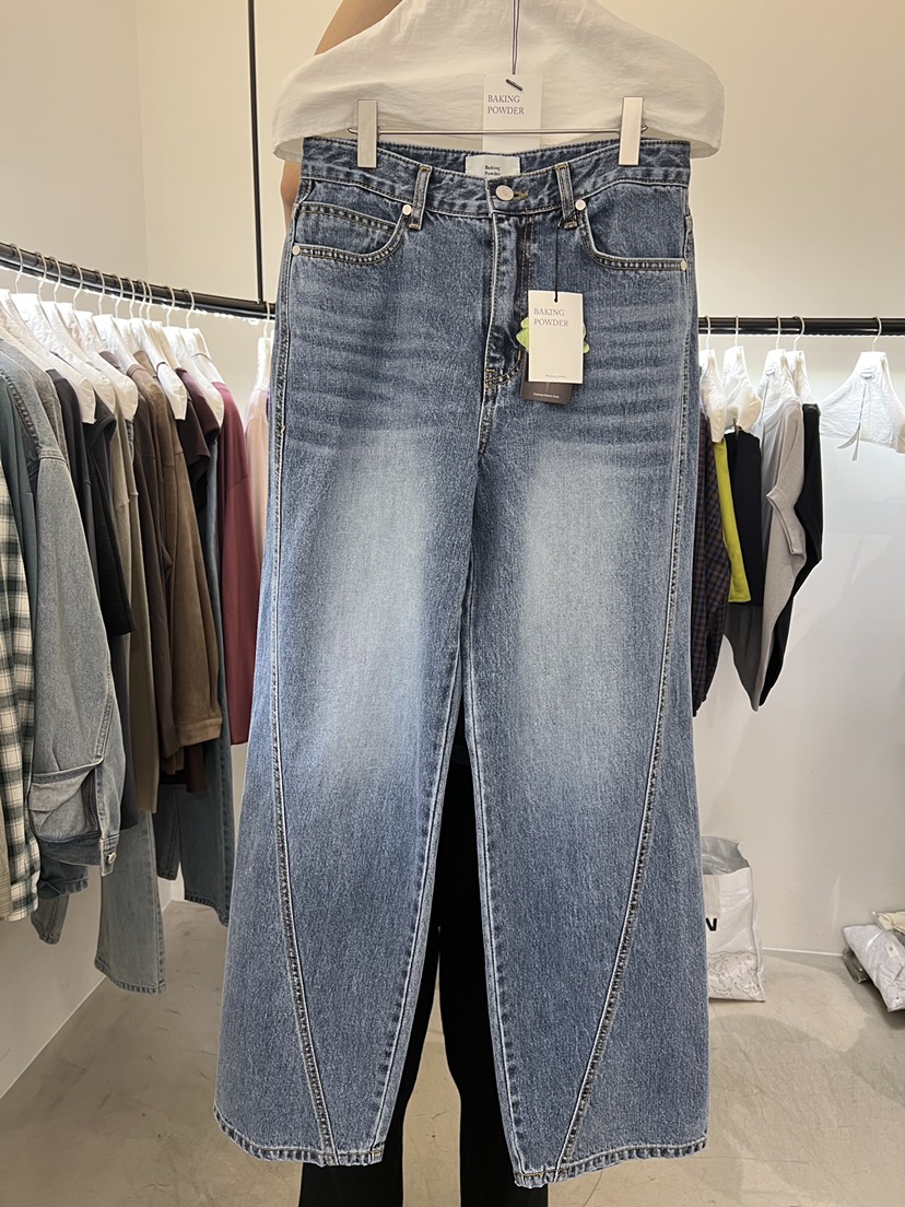 BAKING POWDER韓國東大門直郵女士新品休閑職業推薦牛仔褲BAKING POWDER牛仔褲圖色1