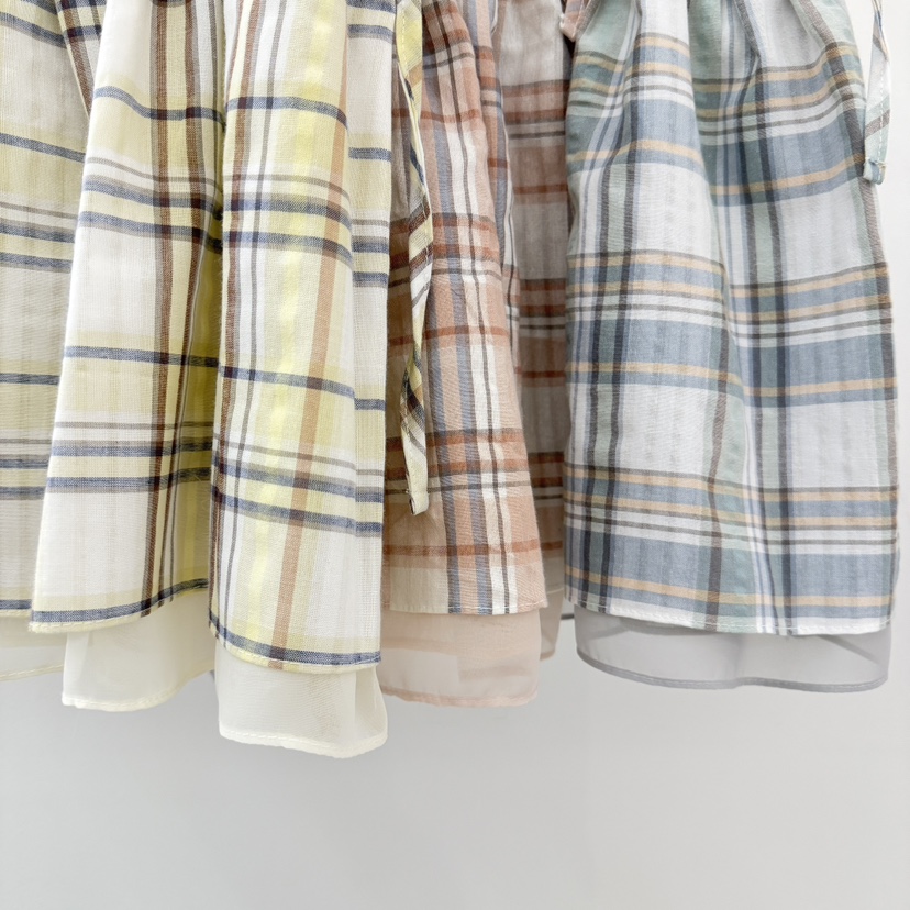 BOUND.A韓國直郵女士新款休閑熱賣人氣26春夏吊帶背心格子BOUND.A吊帶/背心