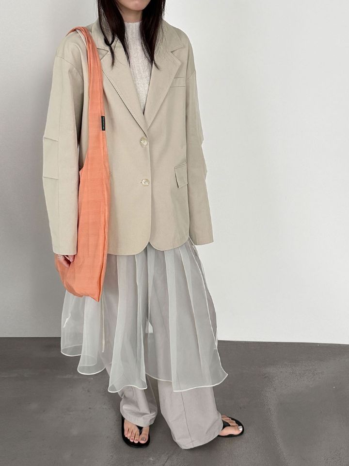 STAY HERE韓國代購女裝新品熱賣時尚休閑職業人氣26春夏夾克STAY HERE夾克