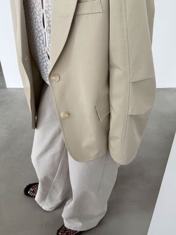 STAY HERE韓國代購女裝新品熱賣時尚休閑職業人氣26春夏夾克STAY HERE夾克