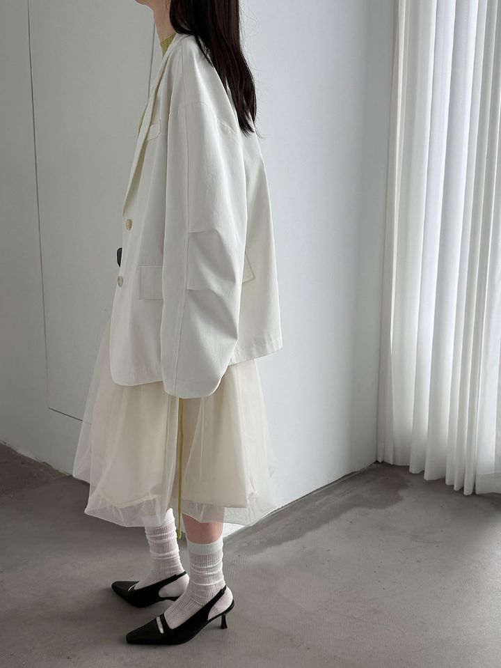 STAY HERE韓國代購女裝新品熱賣時尚休閑職業人氣26春夏夾克STAY HERE夾克