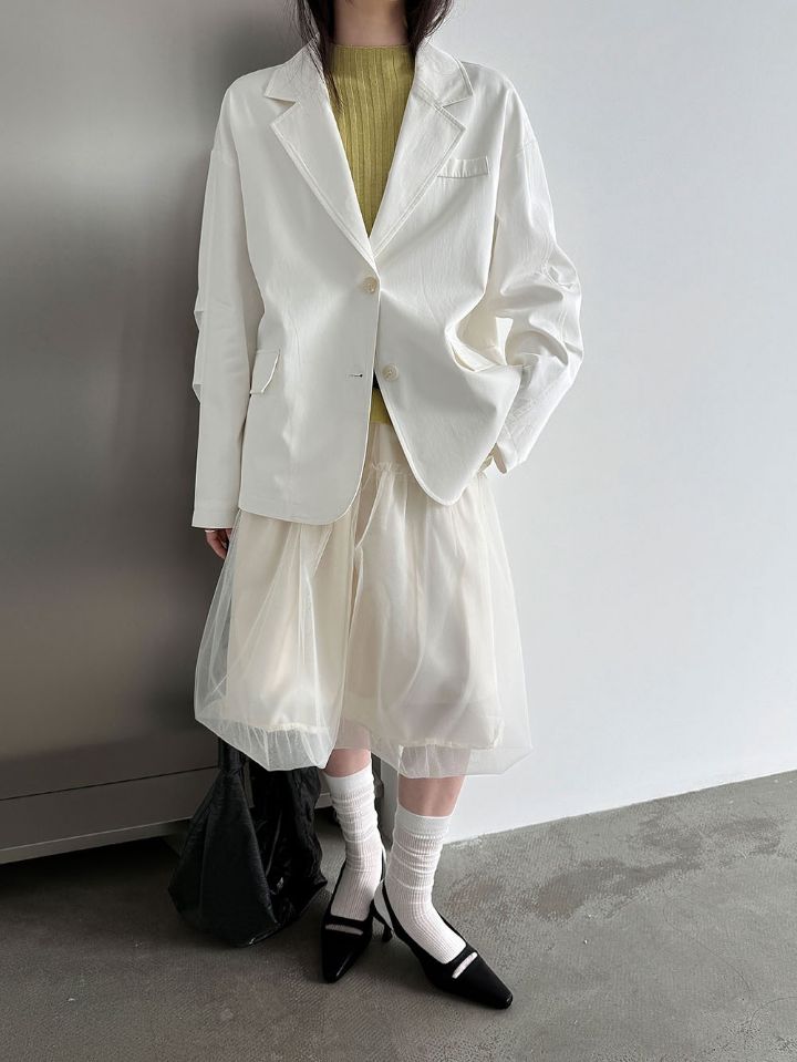 STAY HERE韓國代購女裝新品熱賣時尚休閑職業人氣26春夏夾克STAY HERE夾克