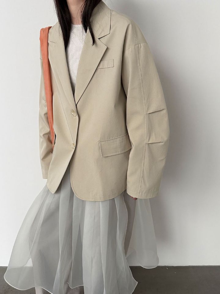 STAY HERE韓國代購女裝新品熱賣時尚休閑職業人氣26春夏夾克STAY HERE夾克