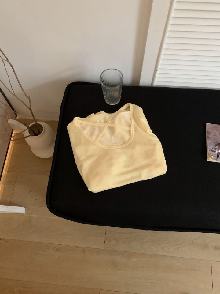 STAY HERE韓國東大門直郵女士新款時尚人氣26春夏T恤U領STAY HERET恤