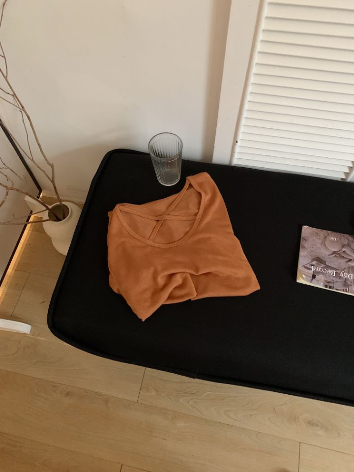 STAY HERE韓國東大門直郵女士新款時尚人氣26春夏T恤U領STAY HERET恤