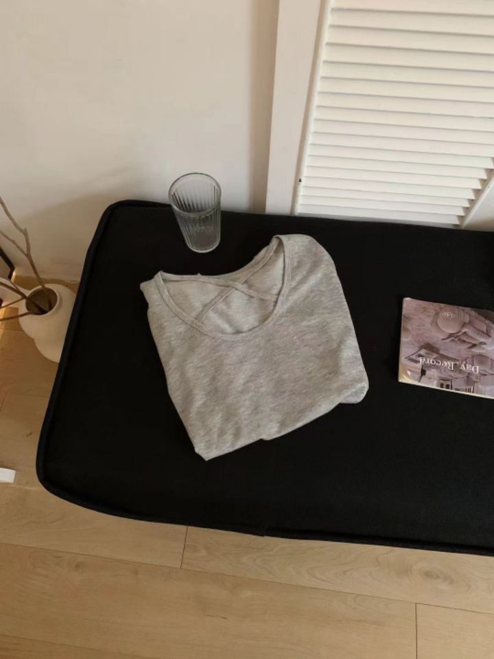 STAY HERE韓國東大門直郵女士新款時尚人氣26春夏T恤U領STAY HERET恤