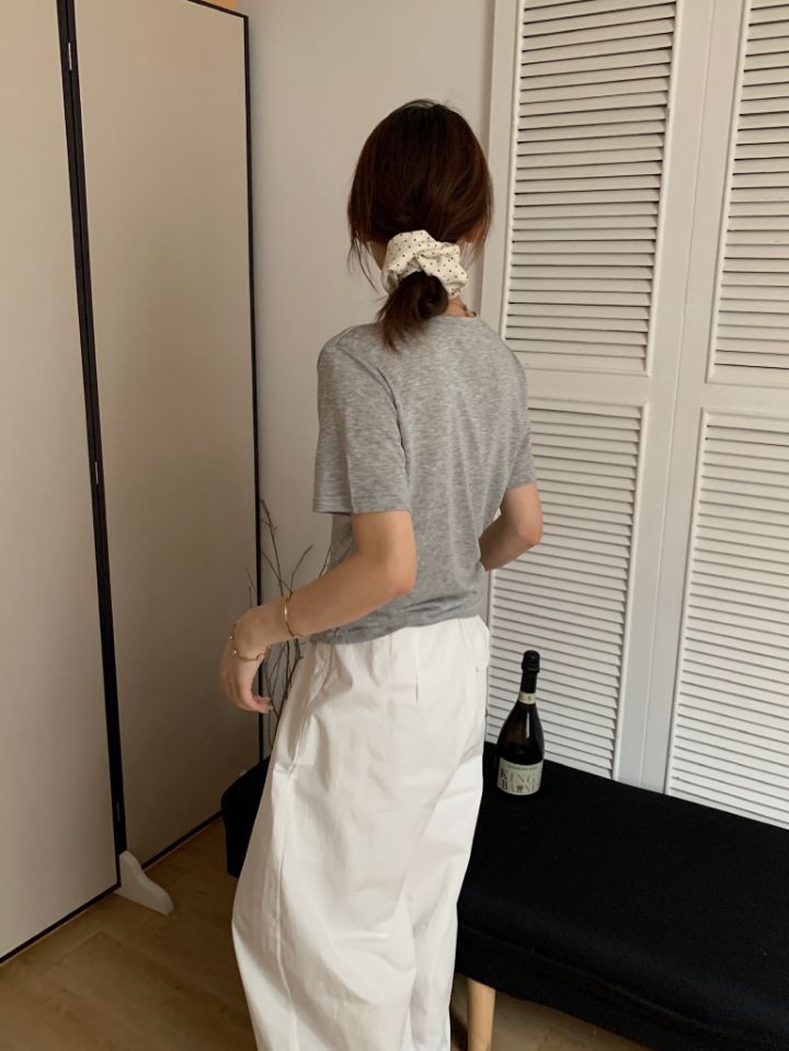 STAY HERE韓國東大門直郵女士新款時尚人氣26春夏T恤U領STAY HERET恤