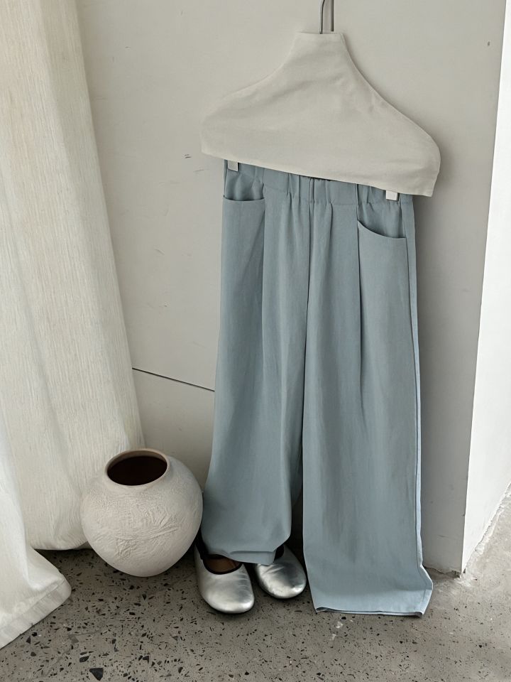 STAY HERE韓國直郵實拍女裝新品26春夏熱賣推薦時尚休閑褲STAY HERE休閑褲