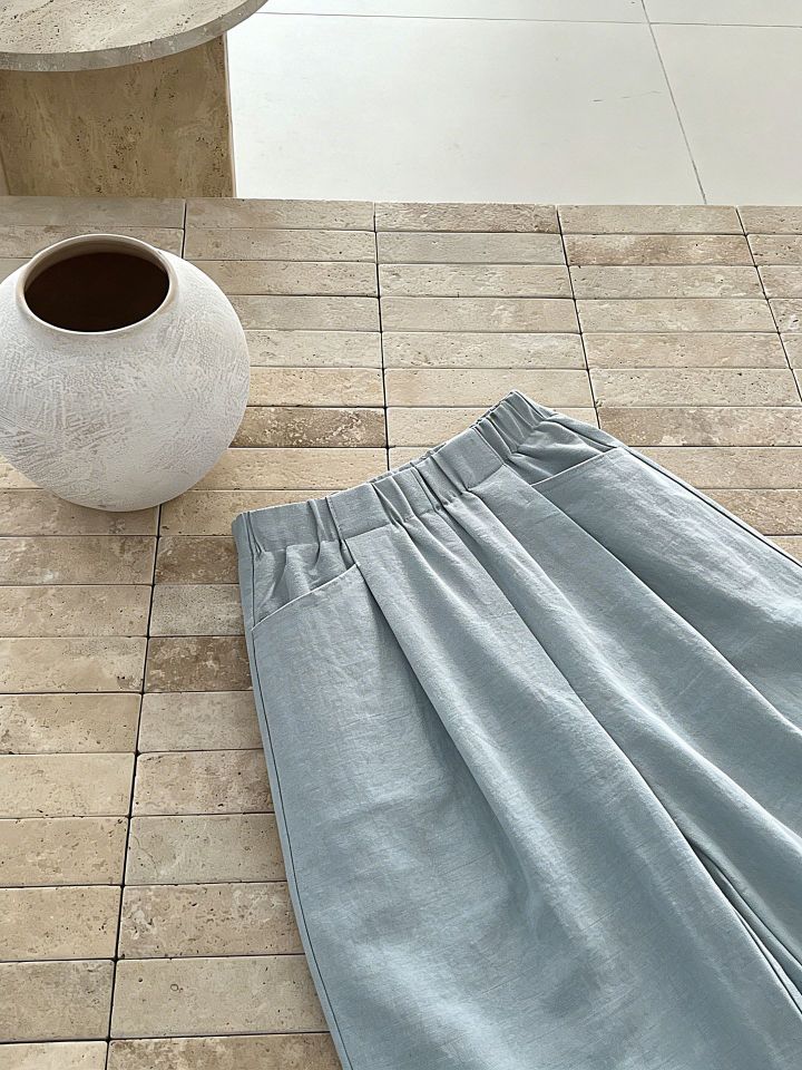 STAY HERE韓國直郵實拍女裝新品26春夏熱賣推薦時尚休閑褲STAY HERE休閑褲