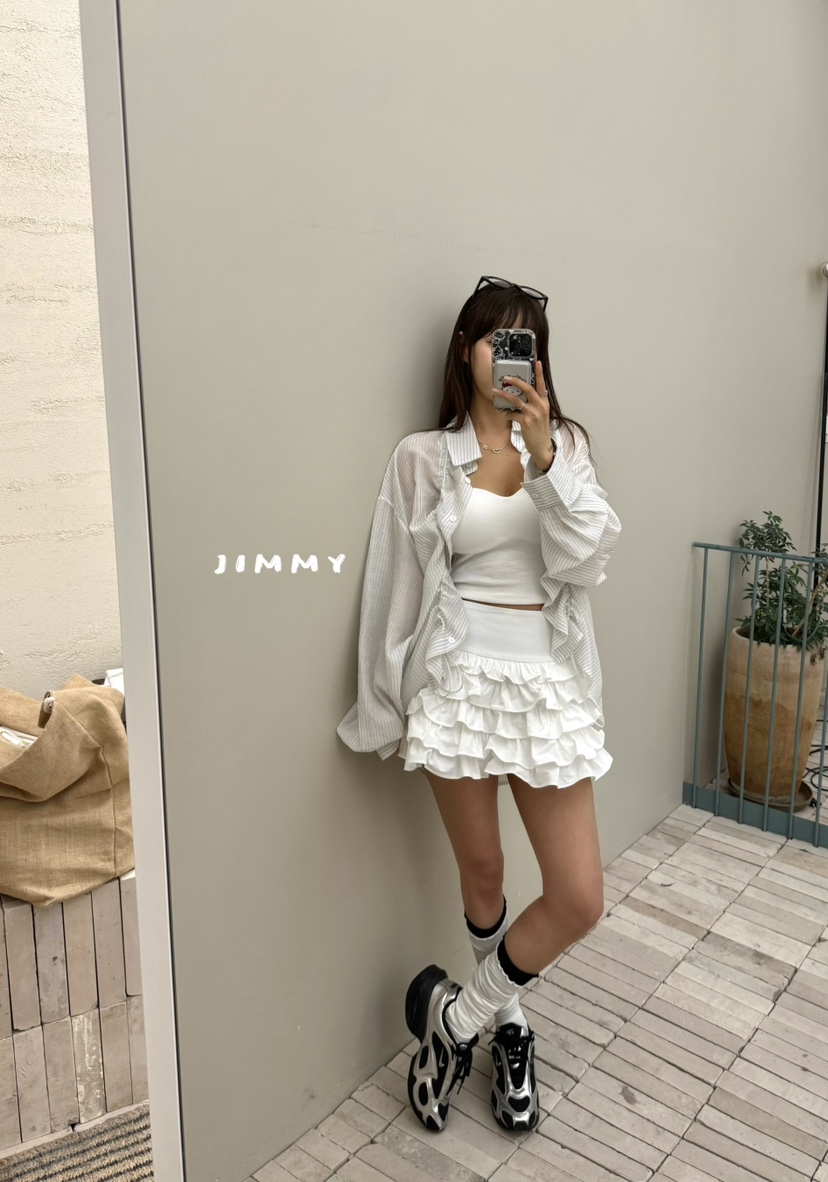 JIMMY韓國東大門代購女士新品人氣熱賣職業時尚短裙不含腰帶JIMMY/REMAKE短裙