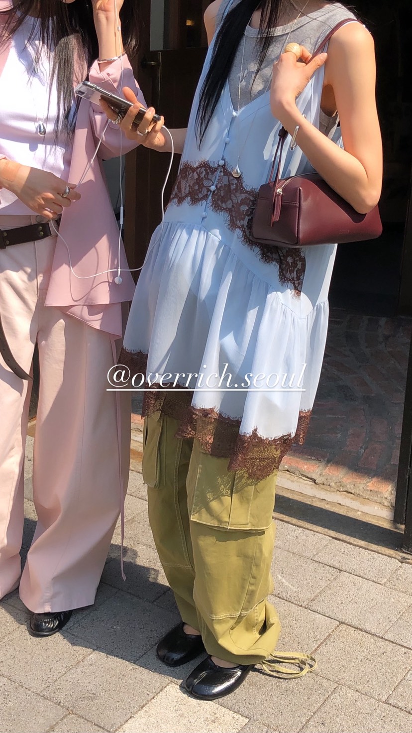 OVER RICH韓國代購女裝新品人氣26春夏推薦休閑時尚連衣裙OVER RICH連衣裙