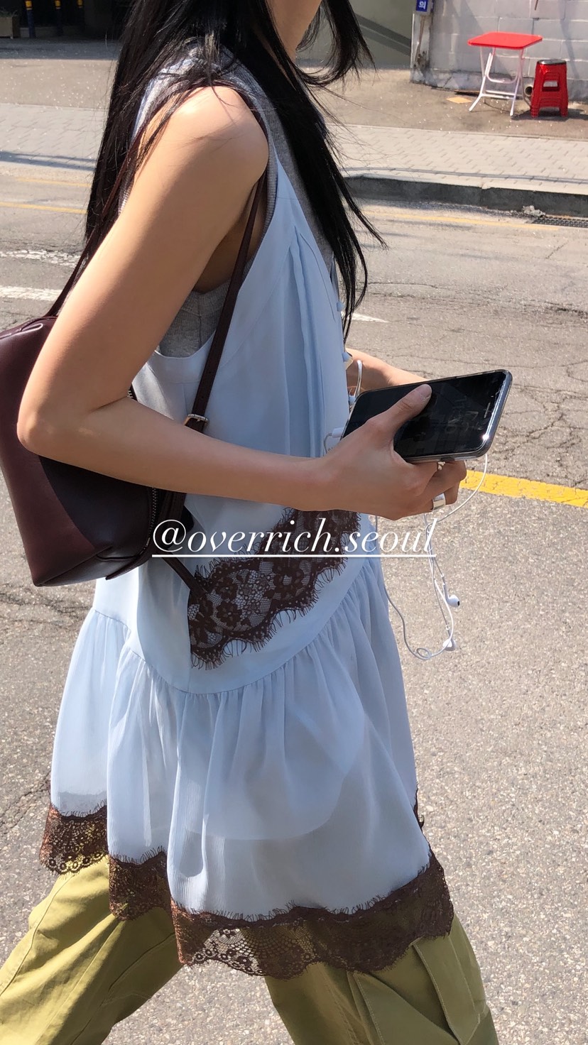 OVER RICH韓國代購女裝新品人氣26春夏推薦休閑時尚連衣裙OVER RICH連衣裙