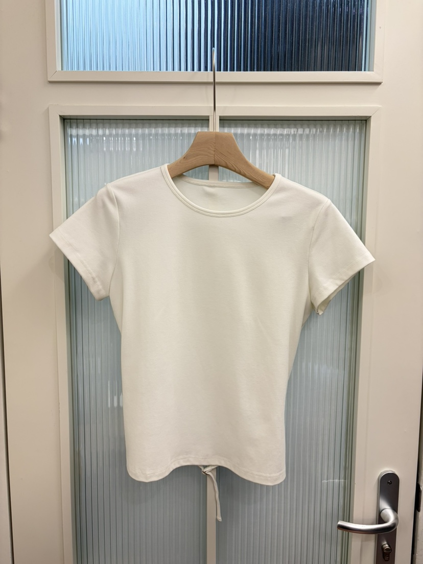 JADEMARKET韓國東大門代購女裝新款推薦熱賣26春夏T恤腰帶JADE SEOUL_MARKETT恤圖色1