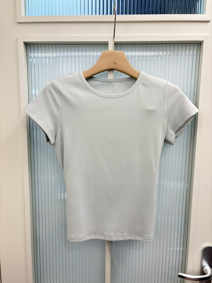 JADEMARKET韓國東大門代購女裝新款推薦熱賣26春夏T恤腰帶JADE SEOUL_MARKETT恤圖色2