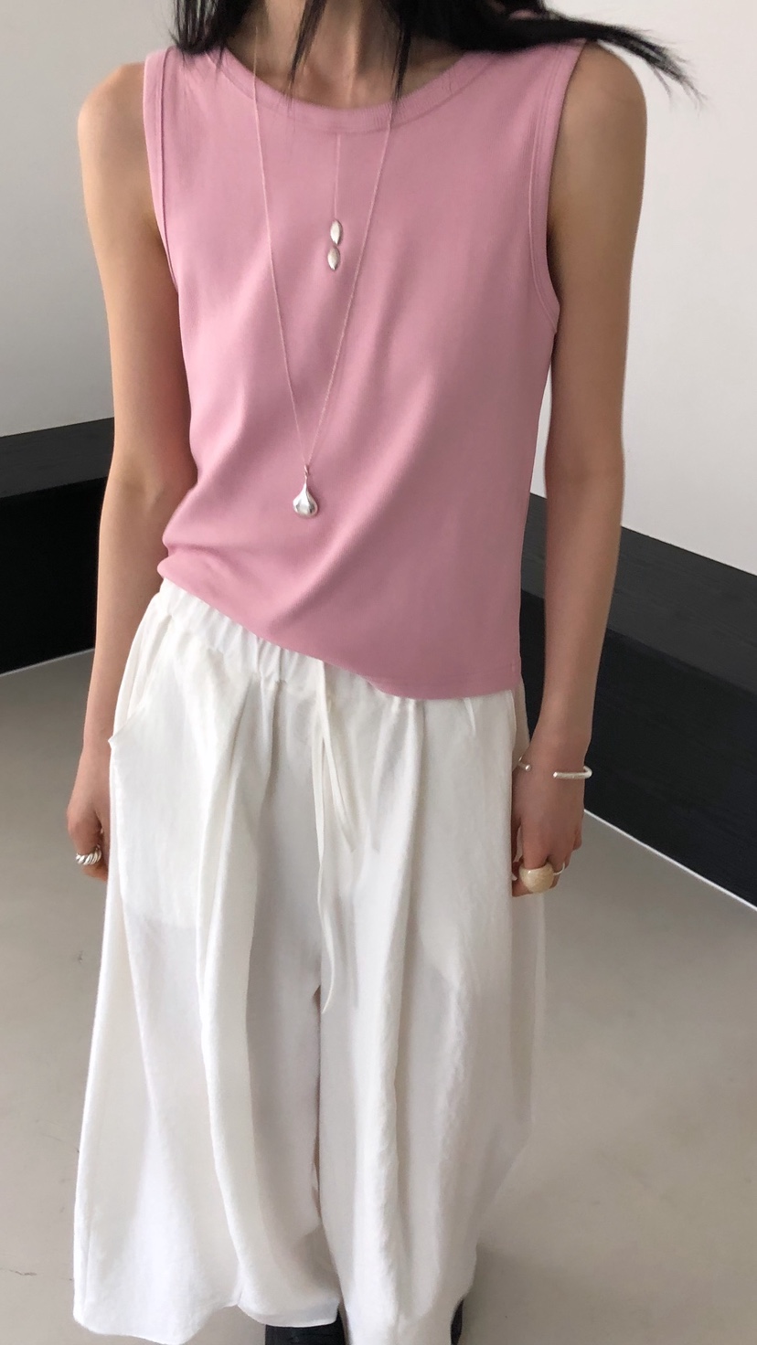 OVER RICH韓國代購女士新款人氣推薦職業26春夏吊帶背心OVER RICH吊帶/背心