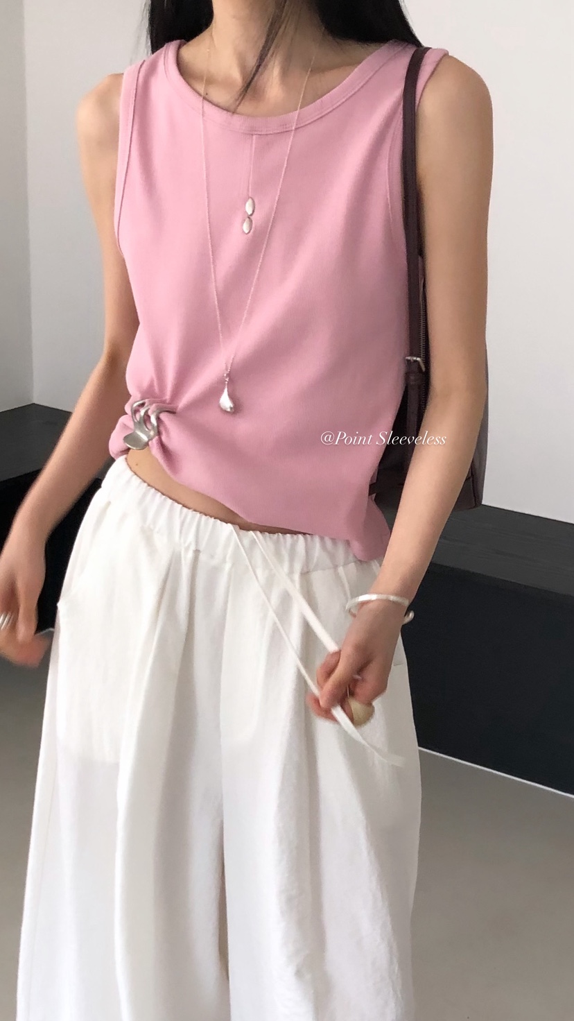 OVER RICH韓國代購女士新款人氣推薦職業26春夏吊帶背心OVER RICH吊帶/背心