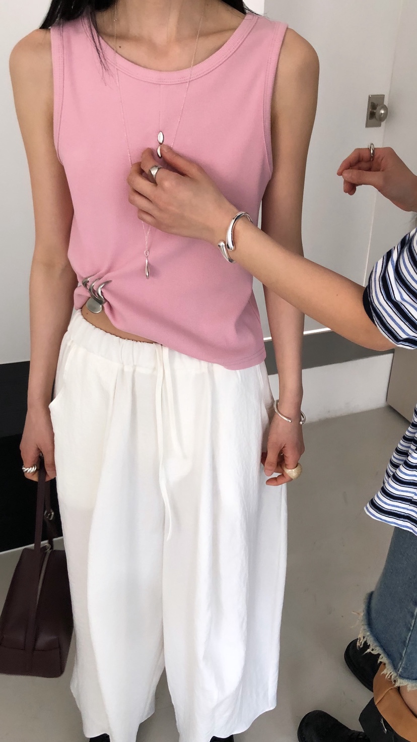 OVER RICH韓國代購女士新款人氣推薦職業26春夏吊帶背心OVER RICH吊帶/背心