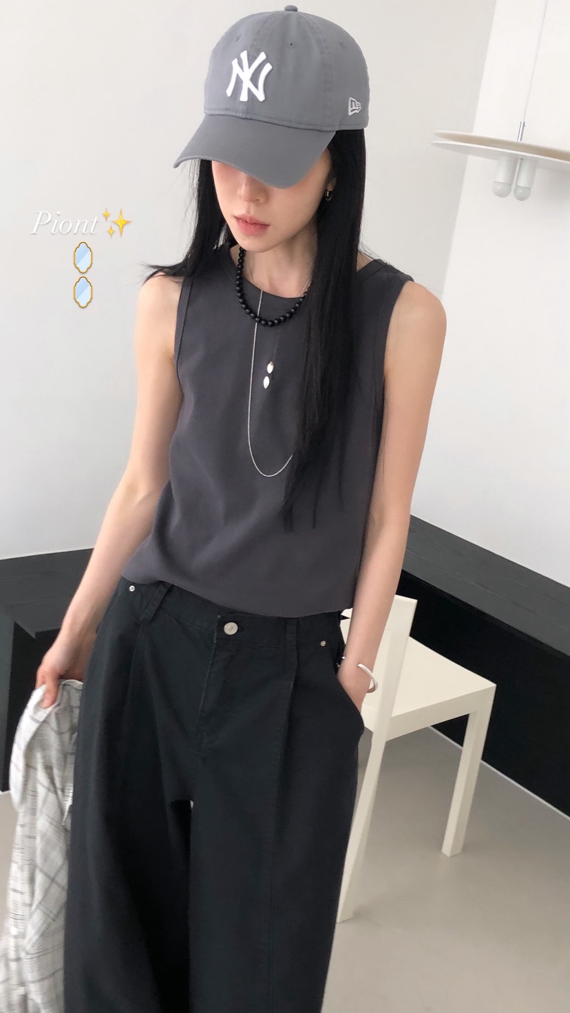 OVER RICH韓國代購女士新款人氣推薦職業26春夏吊帶背心OVER RICH吊帶/背心